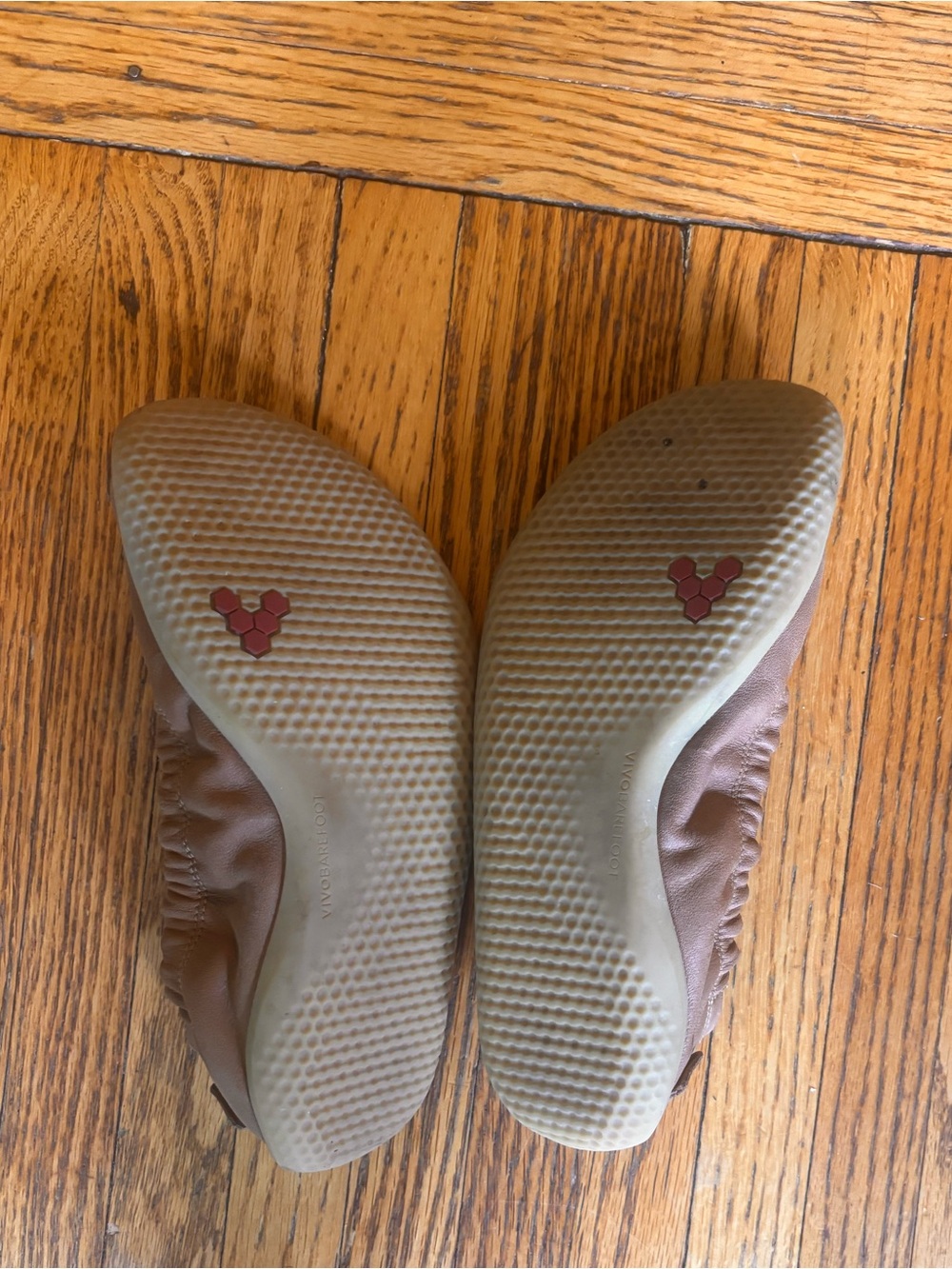 Vivo Barefoot Tan Brown Leather Slip-On Ballet Flat - Picture 3 of 3